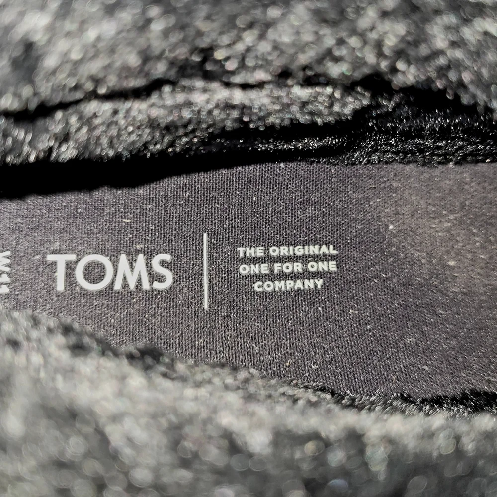 Toms‎ Paxton Leather Faux Fur Chukka Sneaker Booties Women's Black sz 11